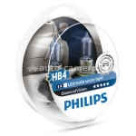 Лампа Галогенные лампы Philips НB4 12v 55w Diamond Vision 9006DVS2 2 шт.